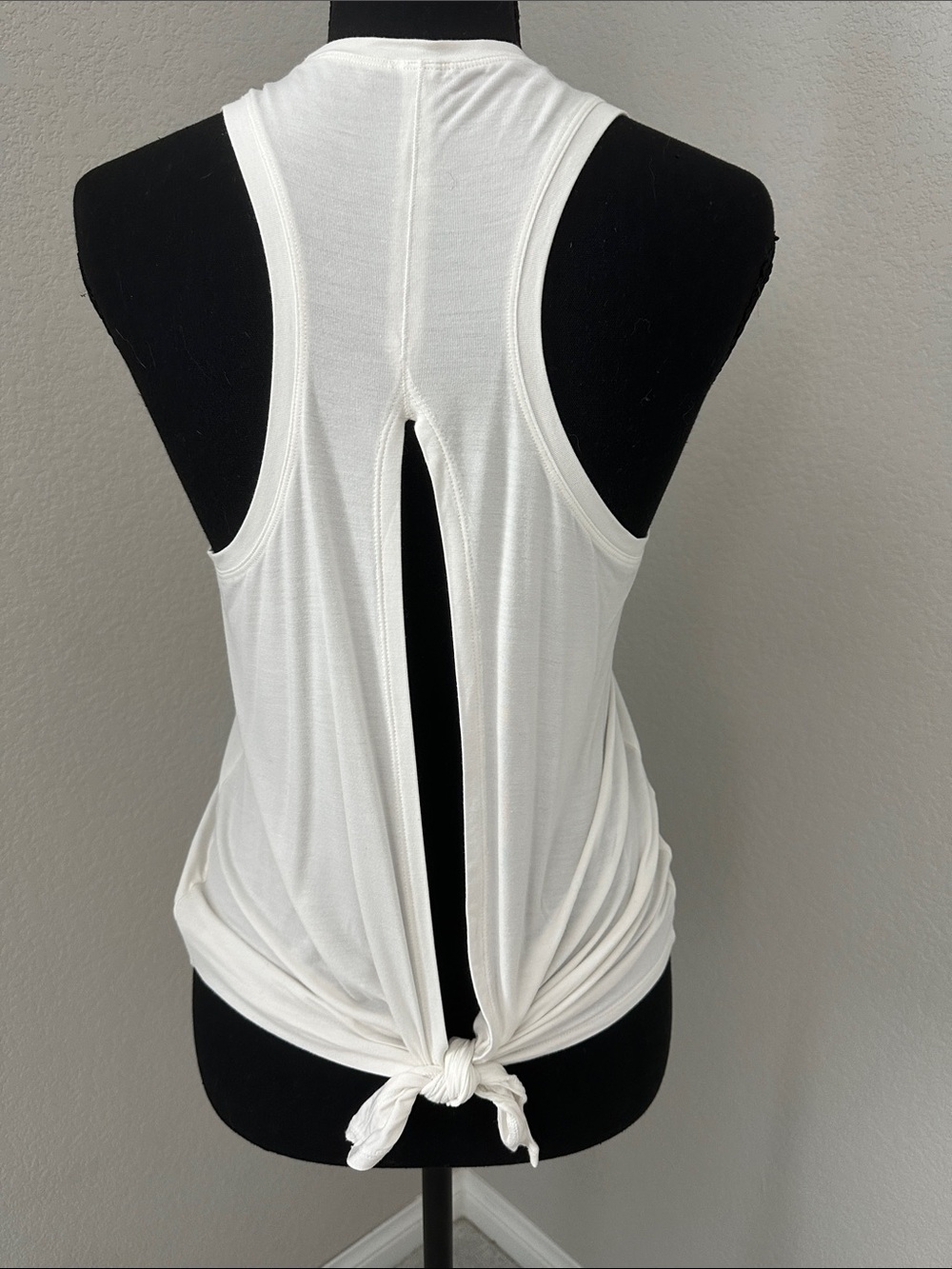 Spiritual Gangster White Tank with Rose Gold 'stay gold' Script - Picture 3 of 5